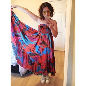 💃🏻 Free People Flowing Strapless Midi Dress 💃🏻